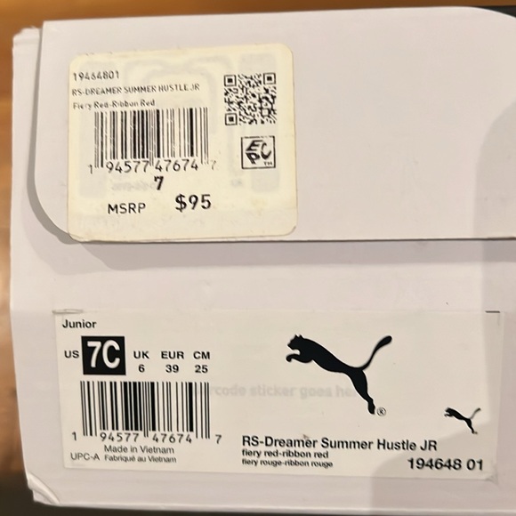 JUNIORS PUMA RUNNING SNEAKERS - Picture 5 of 5